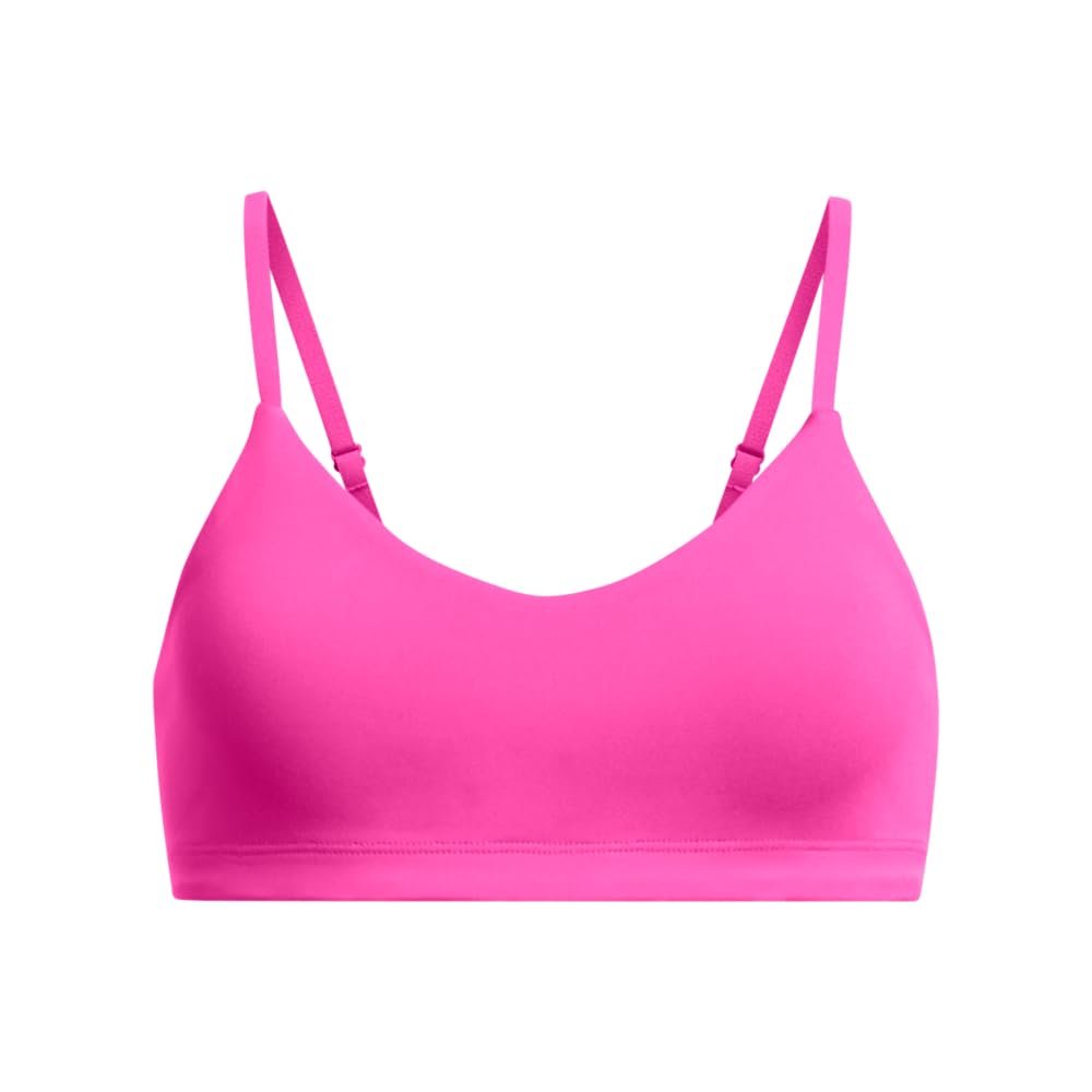 Under Armour Girls' Motion Sports Bra, (652) Rebel Pink / / Pink, X-Small