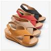 2022 European and American foreign trade women's shoes summer women's sandals breathable thick bottom hollow sandals large size wholesale view 2