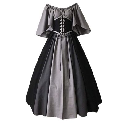 Plus Size Renaissance Dress Women Medieval Costume with Corsets Regency Victorian Style Women's Clothing Cosplay Halloween Costumes