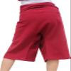 RaanPahMuang Thai Fisherman Shorts Men/Women, Loose Yoga, Pirate, Harem Pants, 100% Cotton, Unisex Kimono Pants, Large-X-Large, Dark Red view 2
