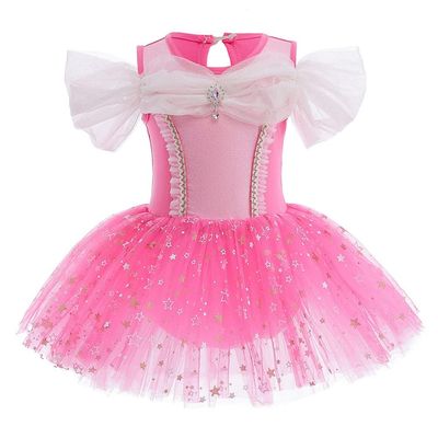 MYRISAM Aurora Princess Leotards for Girls Ballet Dance Tutu Skirted Ballerina Dress Birthday Fancy Party Halloween Costumes