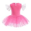 MYRISAM Aurora Princess Leotards for Girls Ballet Dance Tutu Skirted Ballerina Dress Birthday Fancy Party Halloween Costumes view 3