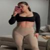 Aoxjox High Waisted Workout Leggings for Women Trinity Yoga Pants 26.5" (A Mink, 3X-Large) view 2