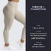 Aoxjox High Waisted Workout Leggings for Women Trinity Yoga Pants 26.5" (A Mink, 3X-Large) view 3