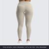 Aoxjox High Waisted Workout Leggings for Women Trinity Yoga Pants 26.5" (A Mink, 3X-Large) view 4