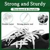 Endoto Shoelaces for On Cloud X3, X4, Shift, Cloudflow, Cloudwift, Cloudmonster Running Replacement Flat Shoes Laces Strings(Color:White,Size:59Inch) view 4
