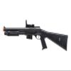 M0581 Pump Action Airsoft Shotgun with Scope, Light, and Durable ABS Construction view 1