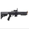 M0581 Pump Action Airsoft Shotgun with Scope, Light, and Durable ABS Construction with Crane Stock view 3