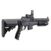 M0581 Pump Action Airsoft Shotgun with Scope, Light, and Durable ABS Construction with Crane Stock view 4