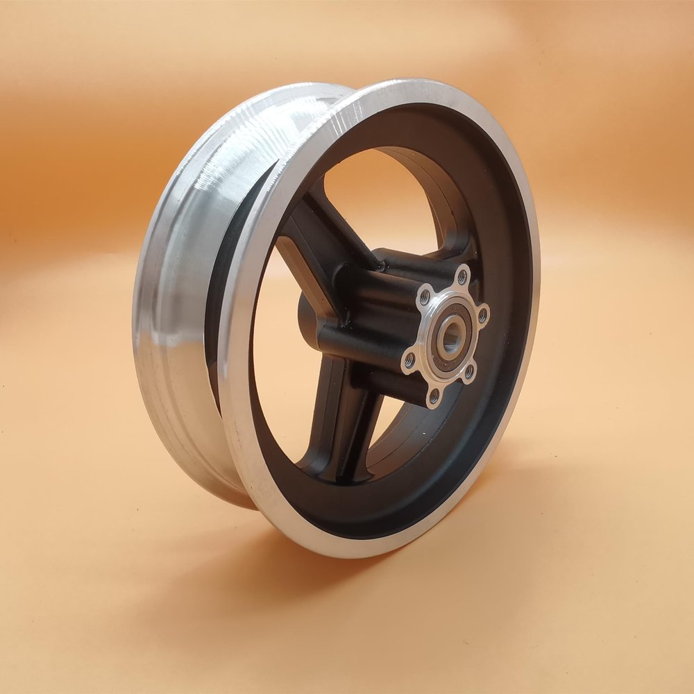 10x2.70-6.5 Tubeless Wheel Hub Rim for 10 inch Scooter Vacuum Tyre 6 Hole Hub Rim Replace Accessories