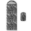 BSNTHO Zebra Printed Camping Sleeping Bags,3 Season Warm & Cool Weather,Lightweight,Waterproof Sleeping Bags for Adults & Kids,Traveling,and Outdoors,Camping Gear Equipment,31x90inch view 1