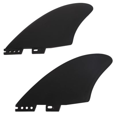 Dpofirs 2PCS Surfboard Fins Sets for 2 Generation, Detachable PVC Surfboard Fin for Longboards and Stand Paddleboards,Honeycomb PVC Performance Surfboard Fins Replace