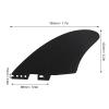 Dpofirs 2PCS Surfboard Fins Sets for 2 Generation, Detachable PVC Surfboard Fin for Longboards and Stand Paddleboards,Honeycomb PVC Performance Surfboard Fins Replace view 3