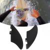 Dpofirs 2PCS Surfboard Fins Sets for 2 Generation, Detachable PVC Surfboard Fin for Longboards and Stand Paddleboards,Honeycomb PVC Performance Surfboard Fins Replace view 4
