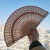 TYU Personalized Wooden FanCustomized Wedding Fans for GuestsChinese Fans Folding Fan for WomenPersonalized Wedding Fans (Customized,100pcs) view 2