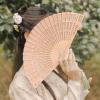 TYU Personalized Wooden FanCustomized Wedding Fans for GuestsChinese Fans Folding Fan for WomenPersonalized Wedding Fans (Customized,100pcs) view 3