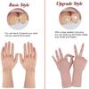 Oppaionaho 2Pcs Realistic Lifelike Silicone Life Size Female Model Hand with Nails, Manicure Silicone Hand Model for Jewelry Display Props Mannequin (#1,Basic Style) view 3