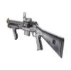 M0681 Pump Action Airsoft Shotgun with Scope, Light, and Durable ABS Construction - Black view 3