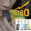 gofidin Double Pipe Whistle Pendant Keychain High Decibel Outdoor Survival Emergency Whistle Camping Hiking Tool Multifunction Whistle view 2