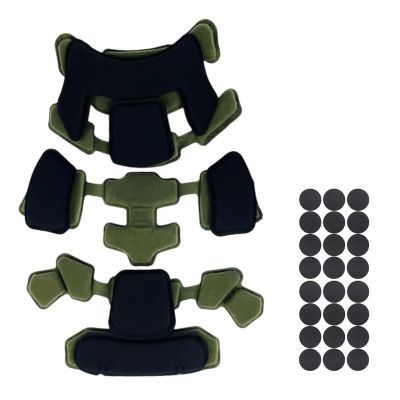 ATAIRSOFT Tactical Helmet Protective Pads Universal Replacement Internal Memory Foam Mat Kits Set Compatible for Fast/ACH/MICH/USMC/PASGT/EX/Maritime/IBH
