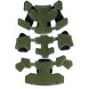 ATAIRSOFT Tactical Helmet Protective Pads Universal Replacement Internal Memory Foam Mat Kits Set Compatible for Fast/ACH/MICH/USMC/PASGT/EX/Maritime/IBH view 2