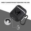 Stunt Scooter Case Cover Portable Headphone Case Protective Cover with Keychain Compatible with AirPods 1&2 view 3