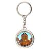 Armenia Keychain Car Keys Decoration Accessories Double Sided Rotating Crystal Key Chain Souvenir Gift view 1