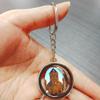Armenia Keychain Car Keys Decoration Accessories Double Sided Rotating Crystal Key Chain Souvenir Gift view 2