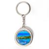 Bahamas Paradise Nassau Keychain Car Keys Decoration Accessories Double Sided Rotating Crystal Key Chain Souvenir Gift view 1