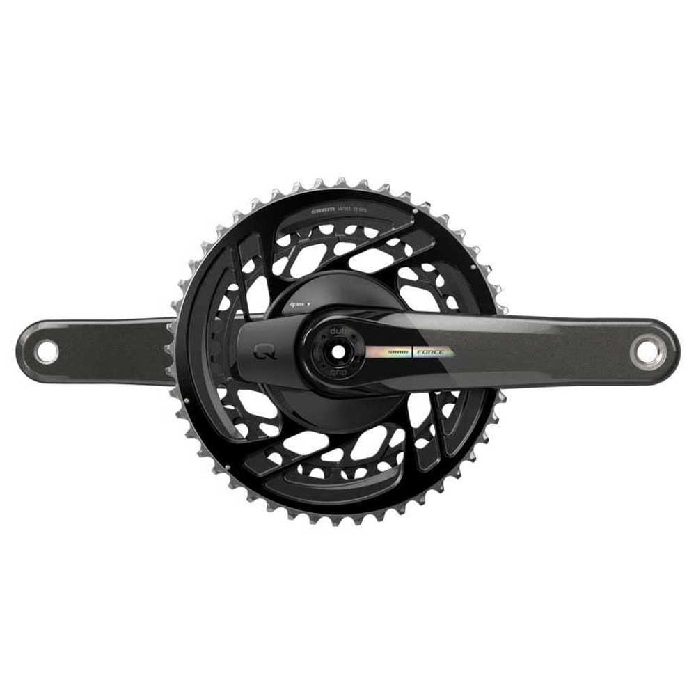 SRAM Force AXS Power Meter Crankset - 170mm, 2X 12-Speed, 48/35t, Direct Mount, Dub Spindle Interface, Iridescent Gray, D2
