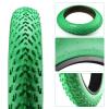 20x4.0 E-Bike Fat Tire With Blue and Green Design | Folding Replacement Electric Bicycle Tire Compatible With Wide Mountain Snow Bike | 20x4 Inch view 2