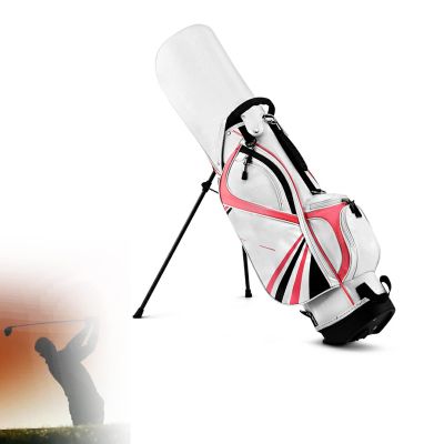 RIFWOVE Golf Bag with Waterproof Wear-Resistant, Space Saving Mens Golf Bag, It is Very Convenient to Carry Multiple Clubs, and It Also Has A Stand, Golf Push Cart Bag