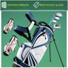 RIFWOVE Golf Bag with Waterproof Wear-Resistant, Space Saving Mens Golf Bag, It is Very Convenient to Carry Multiple Clubs, and It Also Has A Stand, Golf Push Cart Bag view 2
