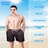 LUCOWEE Mens Games Swim Trunks with Compression Liner no Mesh Jammer Lined Swimming Trunks Quick Dry UPF 50+ Stretchy 5.5 inch Inseam Bathing Suit Shorts Gaming X-Large view 2