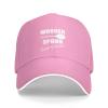 Wooden Spoon Survivor Hat Mens Womens Novelty Baseball Cap Dad Hats Summer Caps Adjustable Sunhat Pink view 1