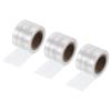 PATIKIL 27 Yard x 1.2 Inch Badminton Grip Cushion Wrap, 3 Pack PE Tennis Racket Grip Tape Backing Film Handle Anti Skid Cushion Accessories, Clear view 1