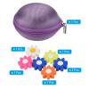 PATIKIL Tennis Vibration Dampener in Purple Gift Case, 6 Pack Shock Absorber for Your Tennis Racket & Strings, Blue, White, Orange, Yellow, Pink view 3