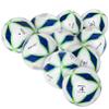 Aoneky Size 4 10-Pack Soccer Ball - Eco-Friendly 2.5mm PVC Leather, Durable Machine-Stitched Design, Ball Pump Included view 1
