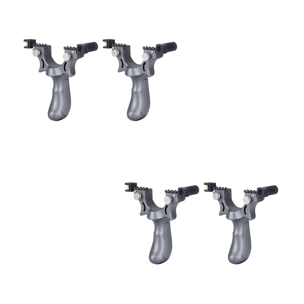 Magik 2-4 Pcs Professional Catapult Laser Slingshot Hunting Rubber Aim Point Target (4 Pack)