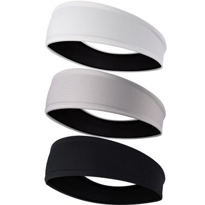 EasYoung Men's Headbands, Sweat Wicking Men's Headbands, Mens Sport Headbands for Running or Fitness, Non-Slip, Breathable