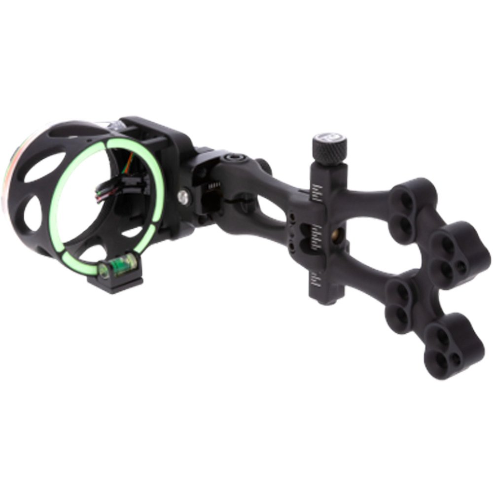 TRUGLO 3-PIN VEROS / DDP/Light/ADJUSTS for Right & Left-Hand Shooters/Black