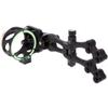 TRUGLO 3-PIN VEROS / DDP/Light/ADJUSTS for Right & Left-Hand Shooters/Black view 1