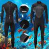 Mens 3mm Neoprene Wetsuit Stretch Full Body Diving Suit Long Sleeve One-Piece Front Zipper Swimsuit view 4