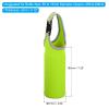 PATIKIL 67mmx185mm Water Bottle Sling Bag, 2 Pack Neoprene Portable Insulated Bottle Holder Carrier with Removable Adjustable Shoulder Strap Fluorescent Green view 2