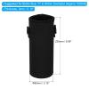 PATIKIL 80mmx230mm Water Bottle Sling Bag, 4 Pack Neoprene Portable Insulated Bottle Holder Carrier with Adjustable Shoulder Strap, Black view 2