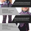 Womens 3mm Neoprene Wetsuit Ultra Stretch Full Body Diving Suit Back Zip One-Piece Swimsuit for Snorkeling Scuba Diving Swimming Surfing view 4