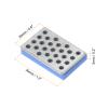 PATIKIL 1.2"x0.8" Coarse/Extra-Coarse Ski Snowboard Diamond Stone, 2 Pack Ski Edge Sharpener Diamond Edge Files Snowboard Whetstone, Blue/Black view 2