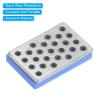 PATIKIL 1.2"x0.8" Coarse/Extra-Coarse Ski Snowboard Diamond Stone, 2 Pack Ski Edge Sharpener Diamond Edge Files Snowboard Whetstone, Blue/Black view 4