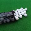 2-Pack Golf Ball & Pickleball Mesh Bag, Golf Balls Bag Sack, Multi-Purpose Net Pouch, Fit for Ping Pong, Bucket Ball, Table Tennis Balls, Household Small Tools Items Storage (L: 5.9x11-inch) view 4
