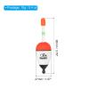 PATIKIL 0.4oz Fishing Bobbers, 5 Pack EVA Fishing Float for Saltwater Freshwater Fishing, White view 2